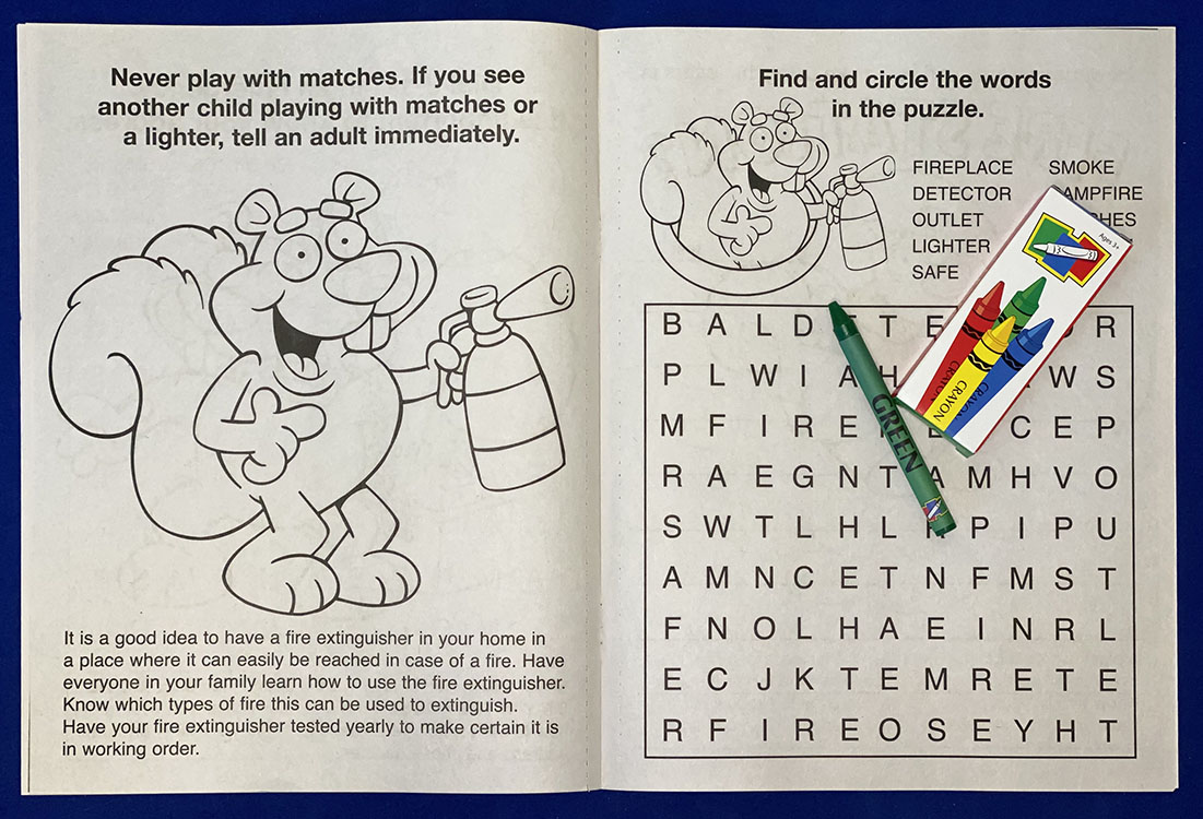 Picture of A Trip to the Fire Station Coloring Book Fun Pack