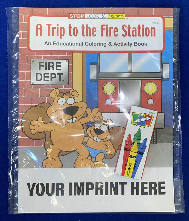 Picture of A Trip to the Fire Station Coloring Book Fun Pack