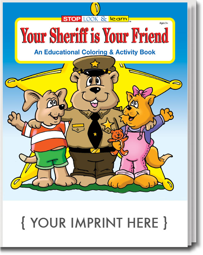 Picture of Your Sheriff Is Your Friend Coloring and Activity Book