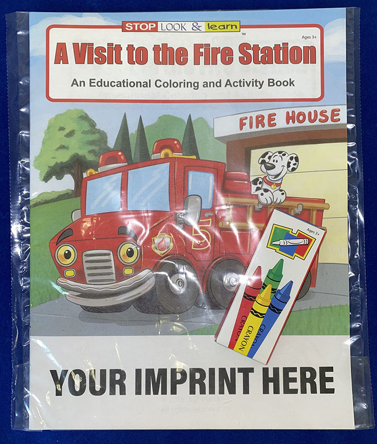 Picture of A Visit to the Fire Station Coloring Book Fun Pack