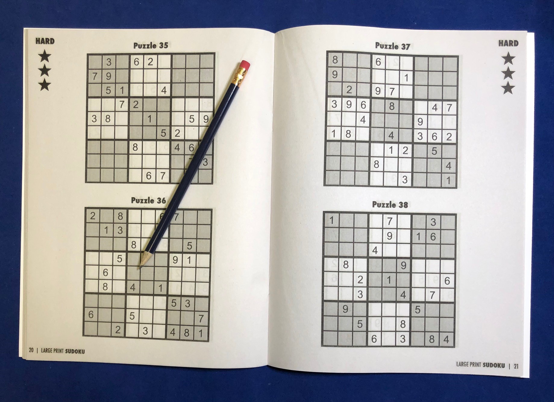 Picture of LARGE PRINT Sudoku Puzzle Pack Set - Volume 1