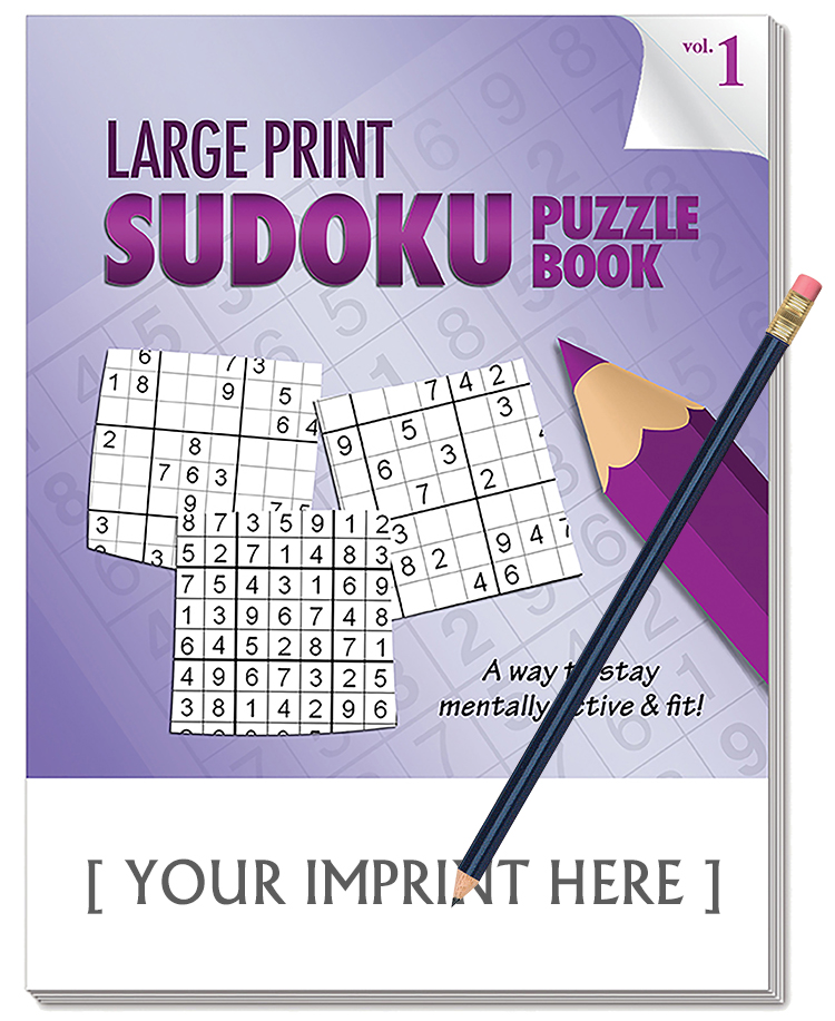 Picture of LARGE PRINT Sudoku Puzzle Pack Set - Volume 1