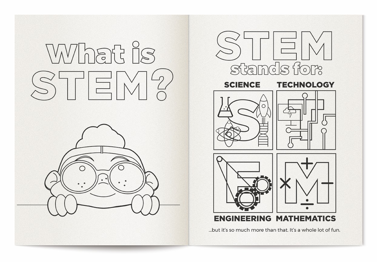 Picture of Learning About STEM Coloring Book