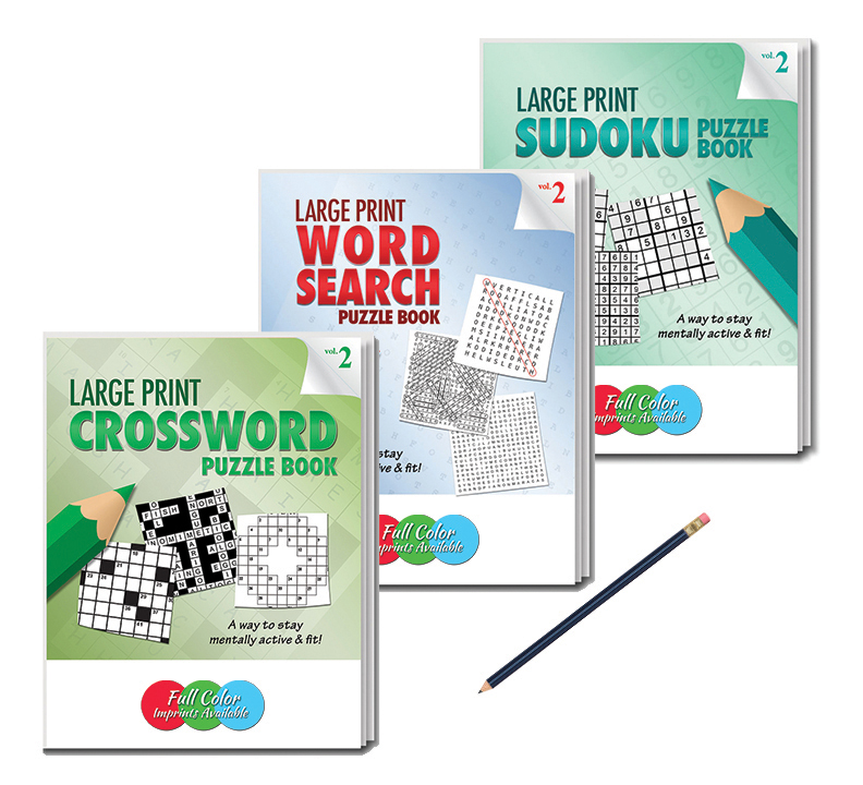 Picture of LARGE PRINT Puzzle Book Gift Set - Volume 2