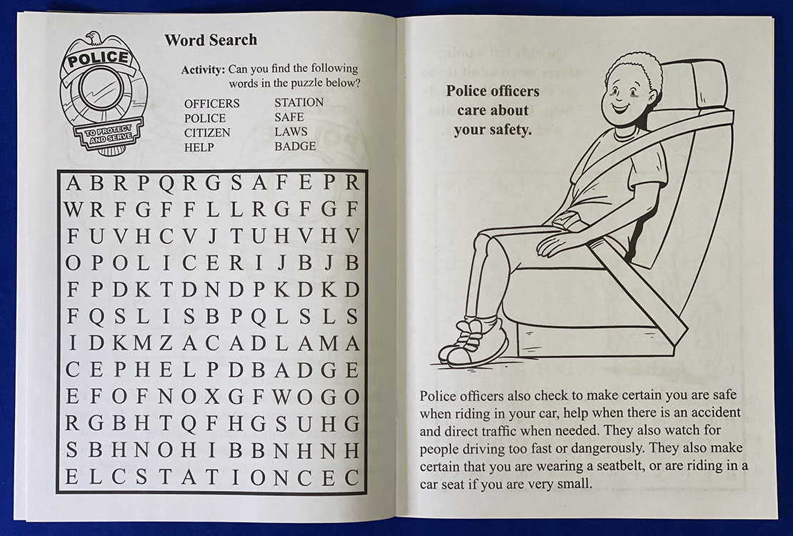 Picture of A Visit To The Police Station Coloring Book