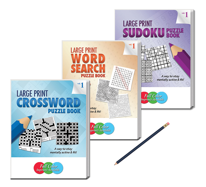 Picture of LARGE PRINT Puzzle Book Gift Set - Volume 1