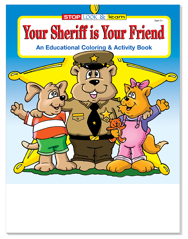 Picture of Your Sheriff Is Your Friend Coloring and Activity Book Fun Pack