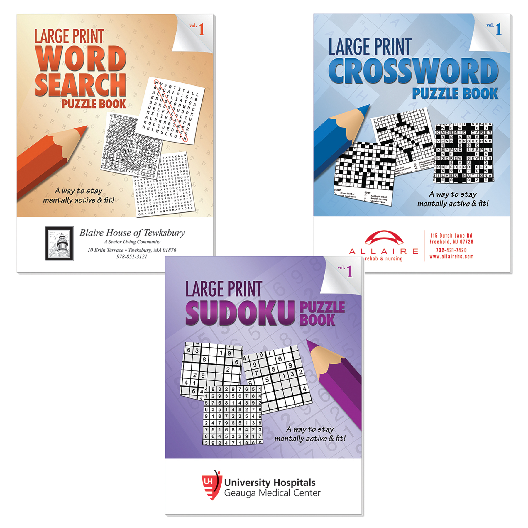 Picture of FSC® Certified Large Print Puzzle Books