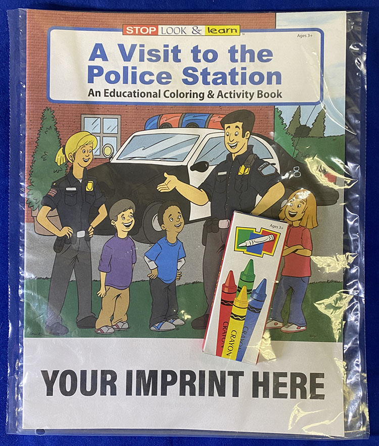 Picture of A Visit To The Police Station Coloring Book Fun Pack