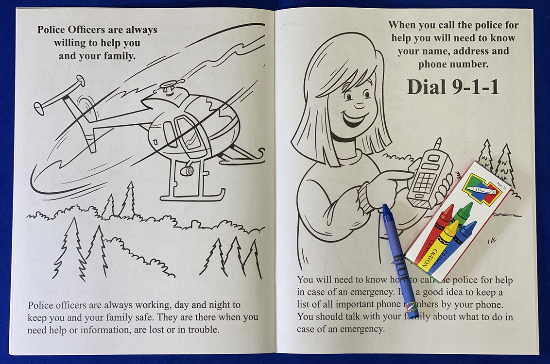 Picture of A Visit To The Police Station Coloring Book Fun Pack