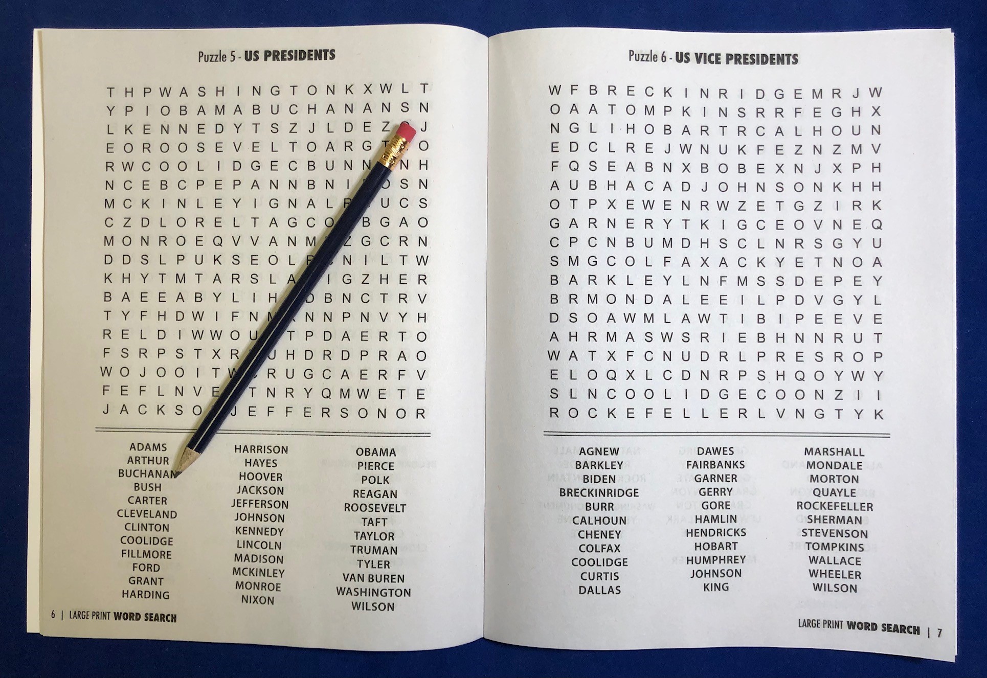 Picture of LARGE PRINT Word Search Puzzle Pack Set - Volume 1