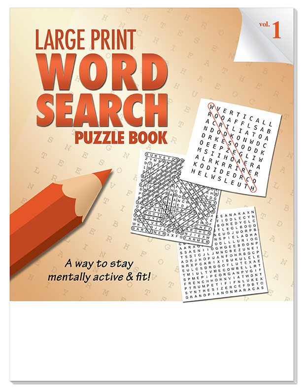 Picture of LARGE PRINT Word Search Puzzle Pack Set - Volume 1