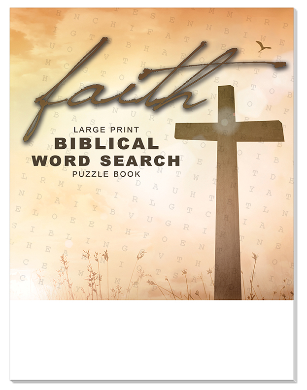 Picture of LARGE PRINT Faith Word Search Puzzle Pack Set