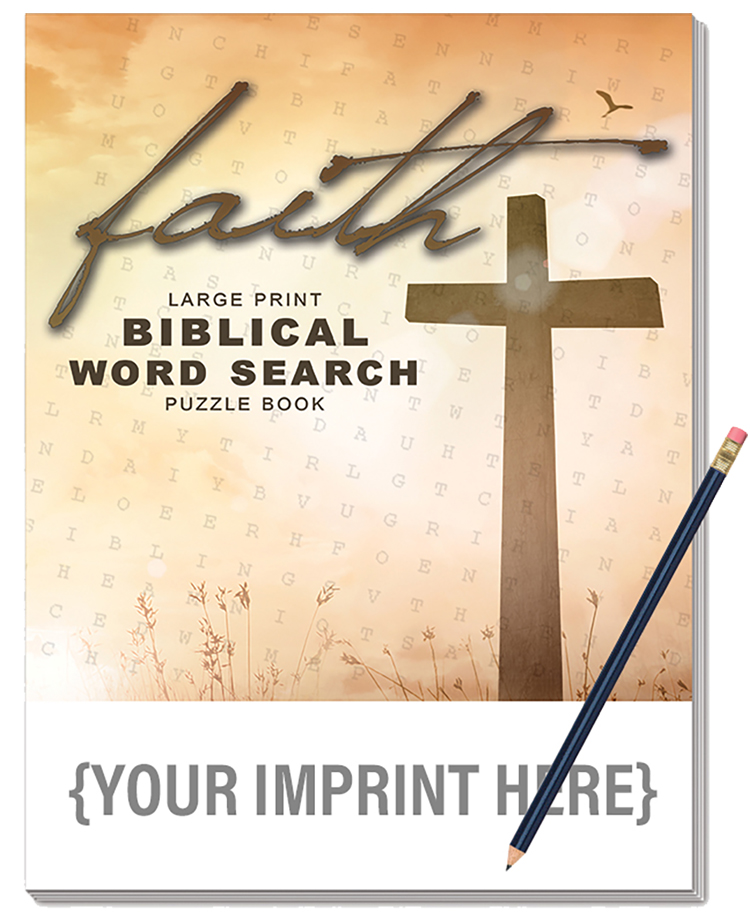 Picture of LARGE PRINT Faith Word Search Puzzle Pack Set