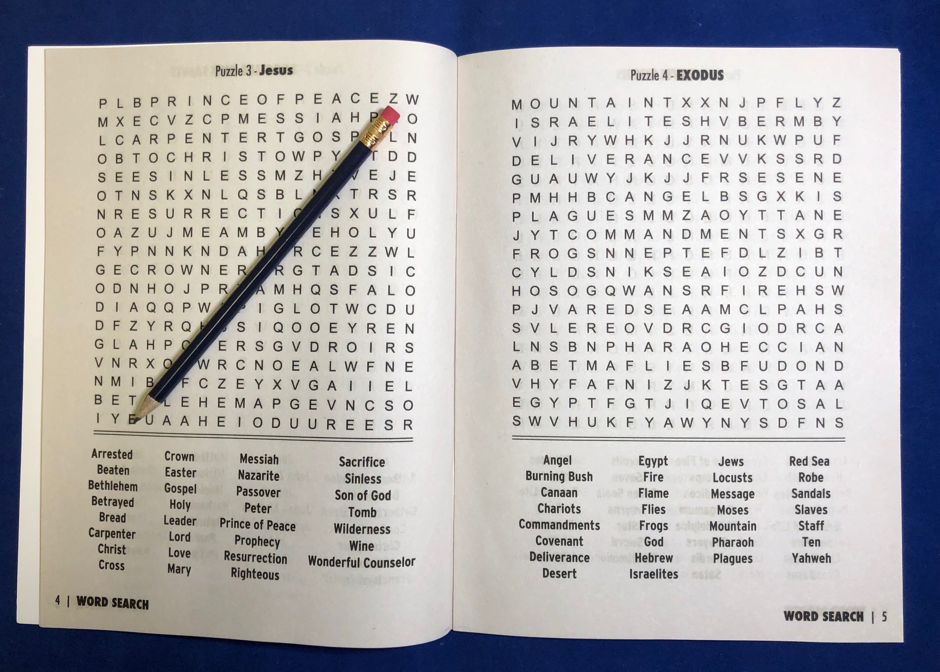 Picture of LARGE PRINT Faith Word Search Puzzle Pack Set