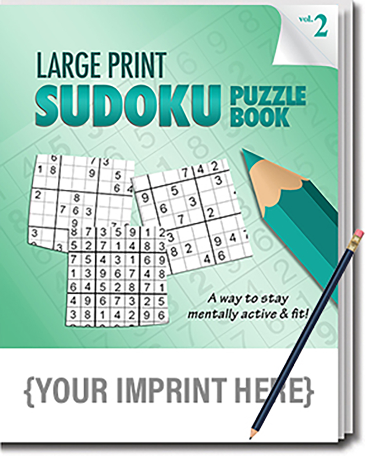 Picture of LARGE PRINT Sudoku Puzzle Pack Set - Volume 2