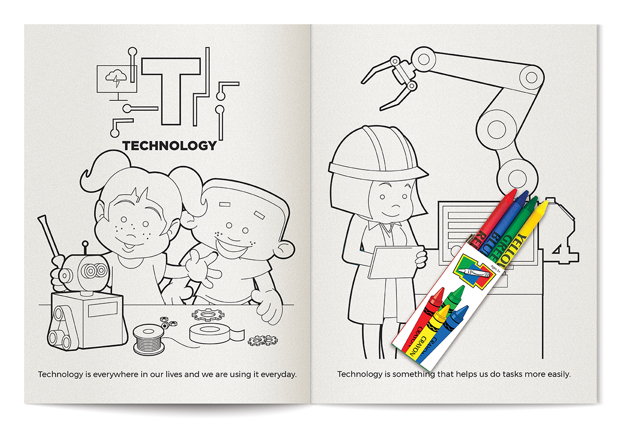 Picture of Learning About STEM Coloring Book Fun Pack
