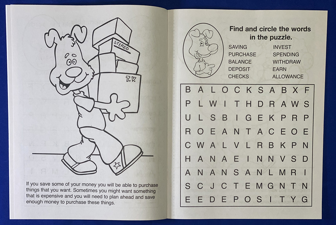 Picture of Be Smart, Save Money Coloring Book