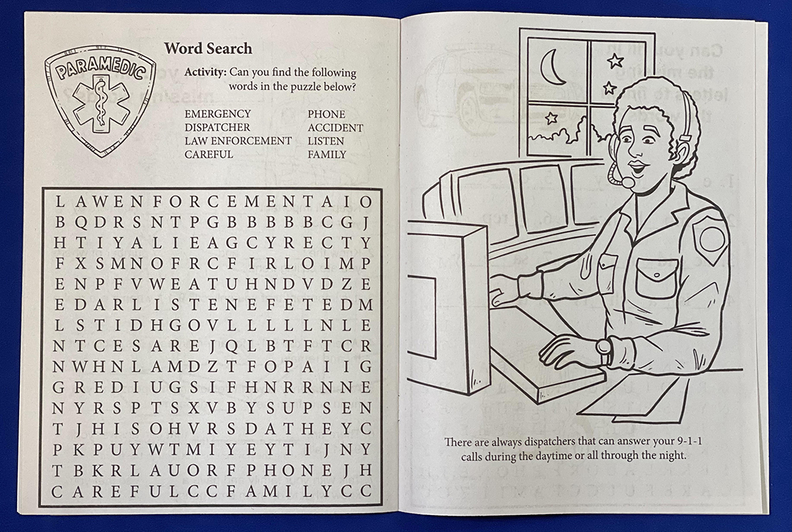 Picture of Learn About 9-1-1 Coloring Book