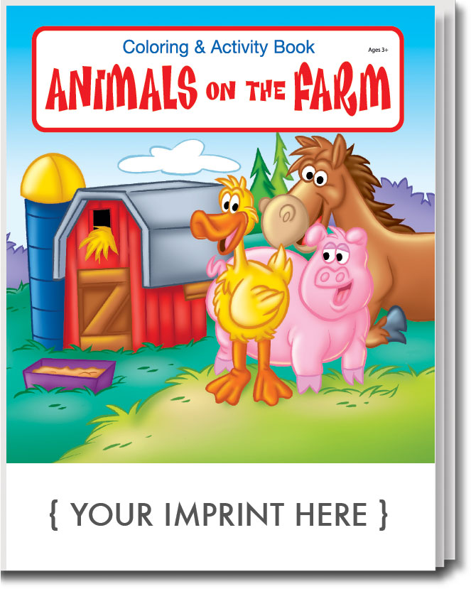 Picture of Animals on the Farm Coloring & Activity Book