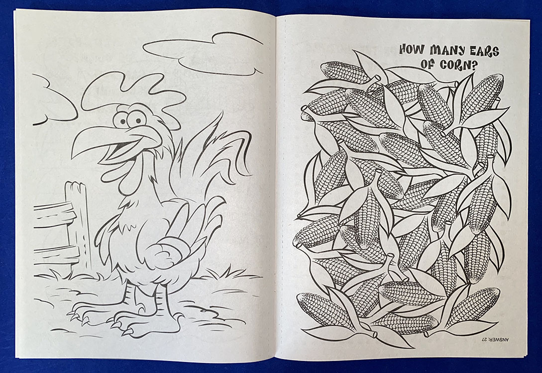 Picture of Animals on the Farm Coloring & Activity Book