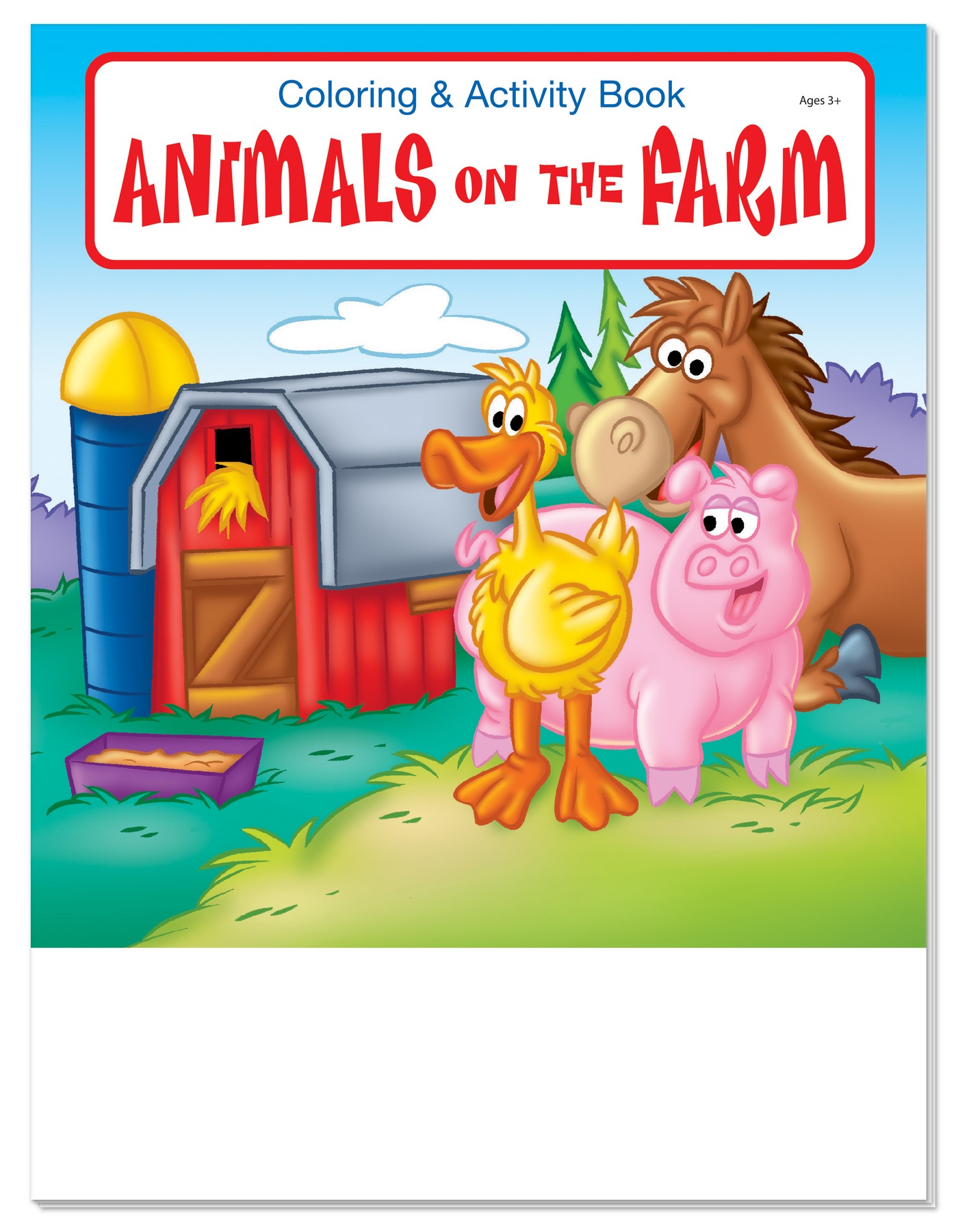Picture of Animals on the Farm Coloring & Activity Book