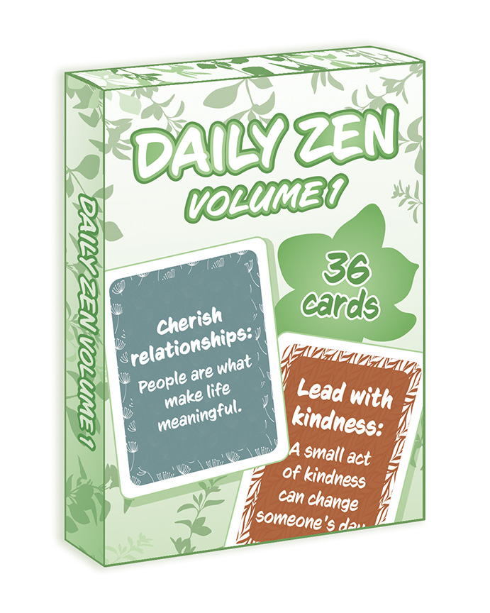 Picture of Daily Zen - Inspirational Flash Card Set - Volume 1