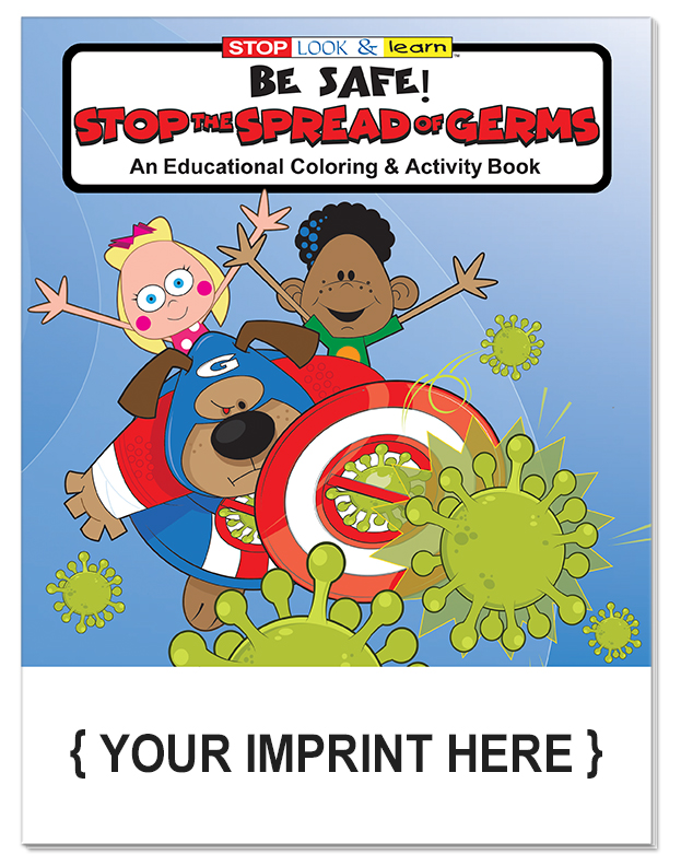 Picture of Be Safe: Stop the Spread of Germs Coloring Book