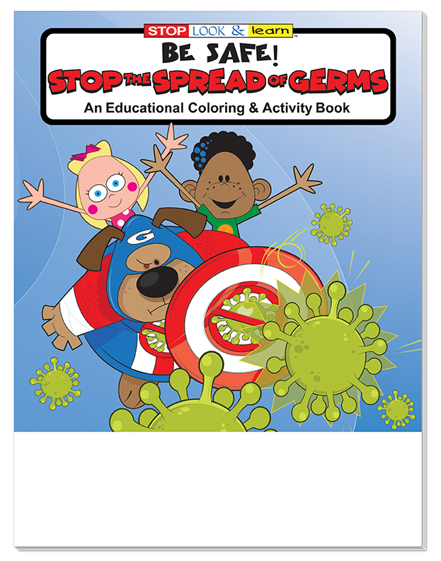 Picture of Be Safe: Stop the Spread of Germs Coloring Book