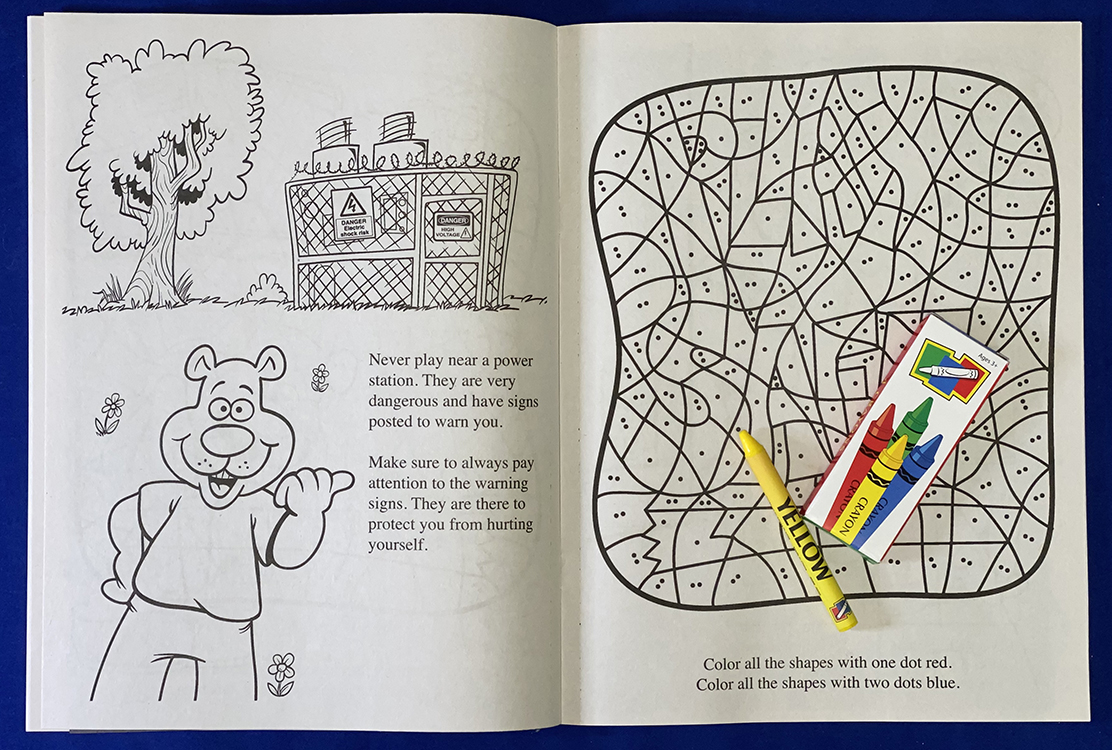 Picture of Electric & Utility Safety Coloring Book Fun Pack
