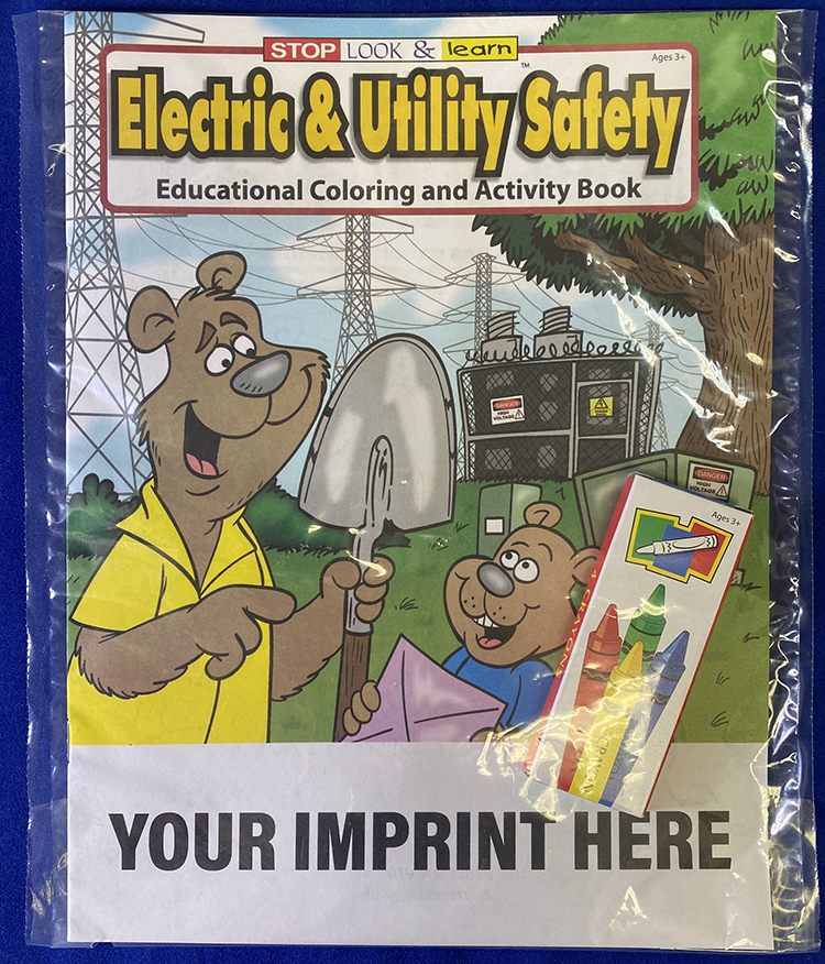 Picture of Electric & Utility Safety Coloring Book Fun Pack