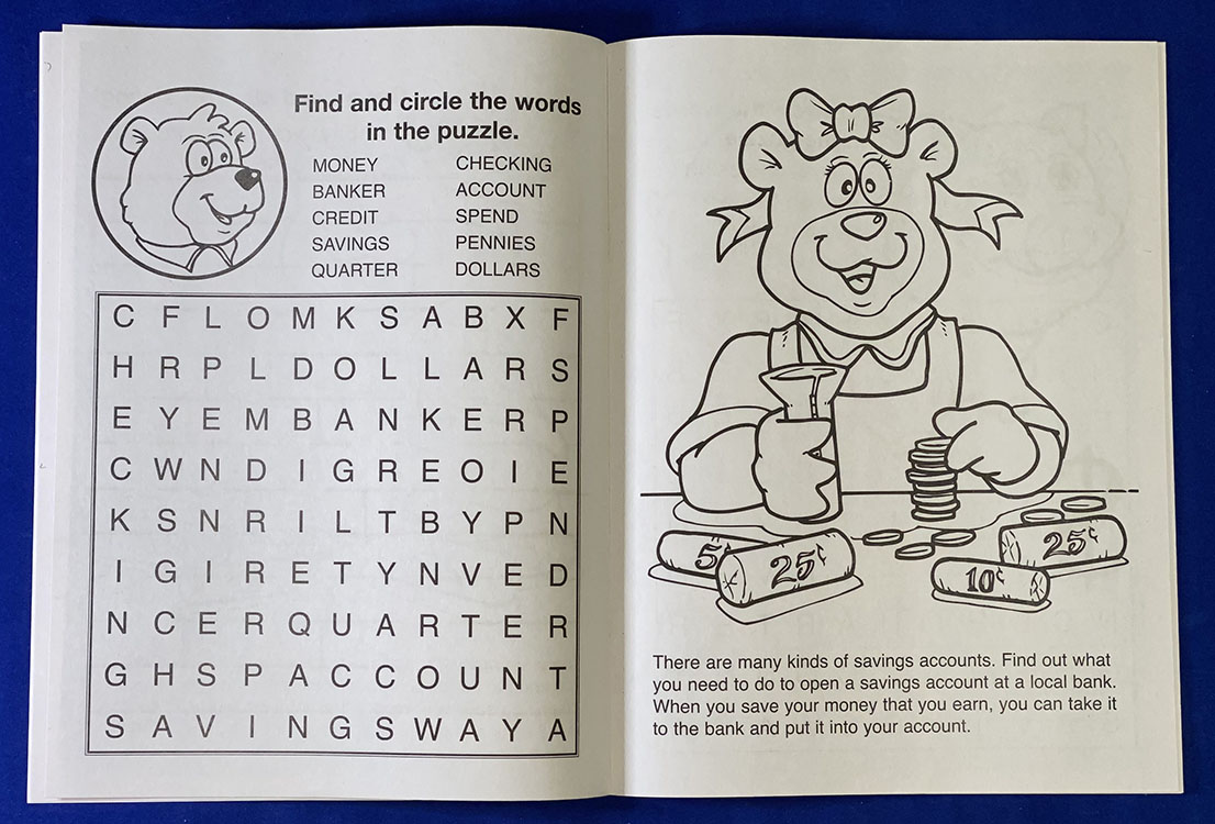 Picture of My Favorite Bank Book Coloring Book