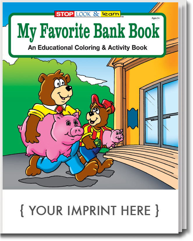 Picture of My Favorite Bank Book Coloring Book