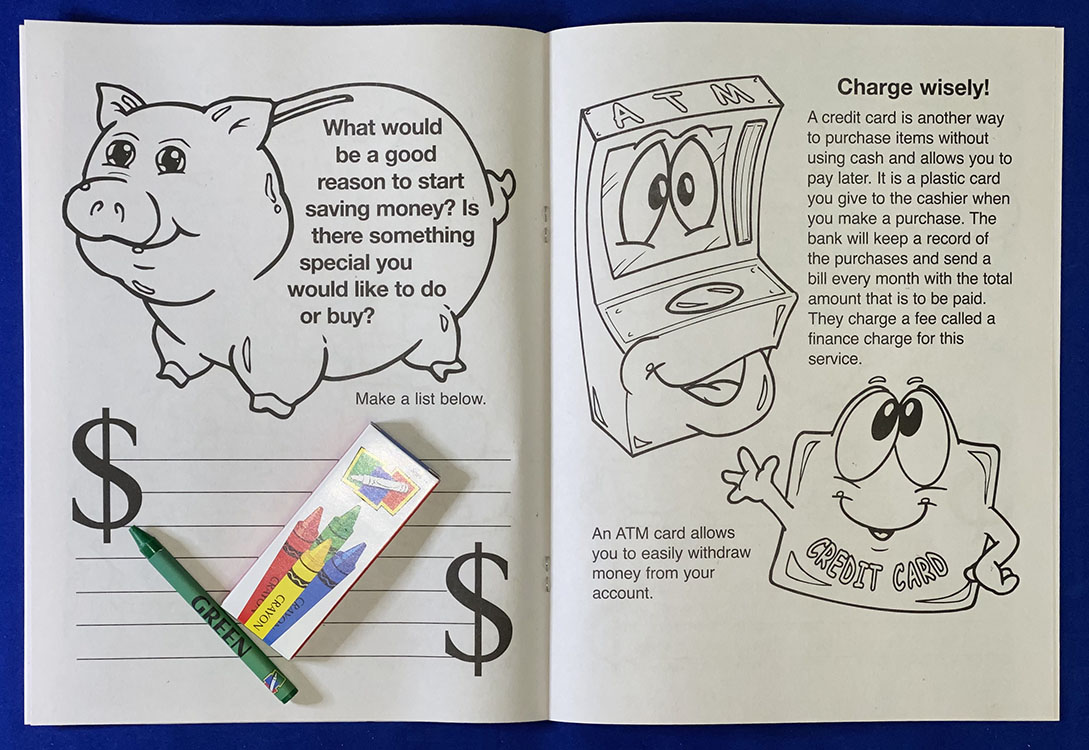 Picture of My Favorite Bank Book Coloring Book Fun Pack