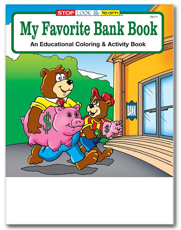 Picture of My Favorite Bank Book Coloring Book Fun Pack