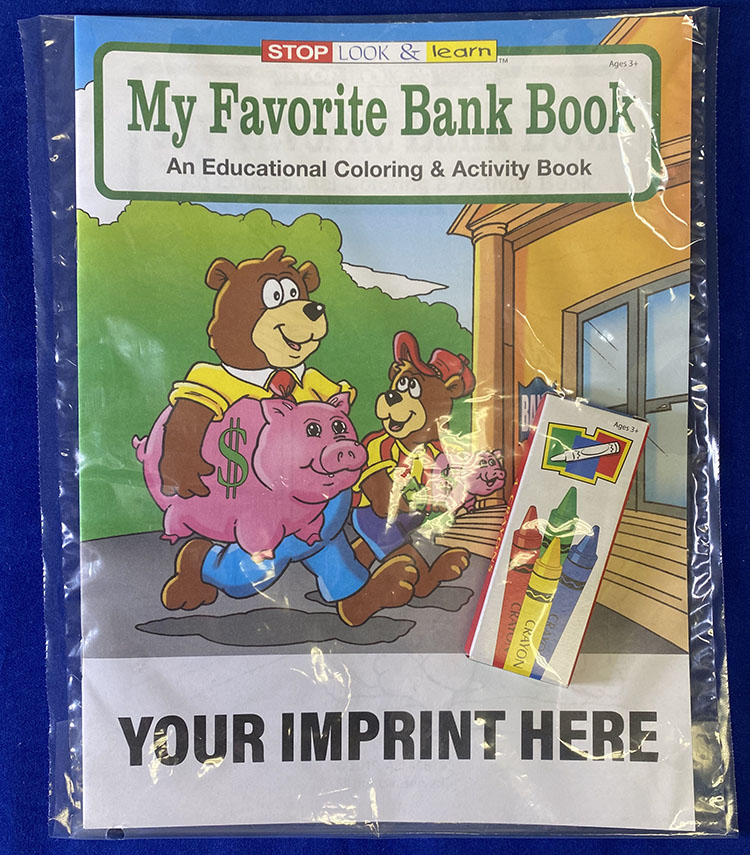 Picture of My Favorite Bank Book Coloring Book Fun Pack