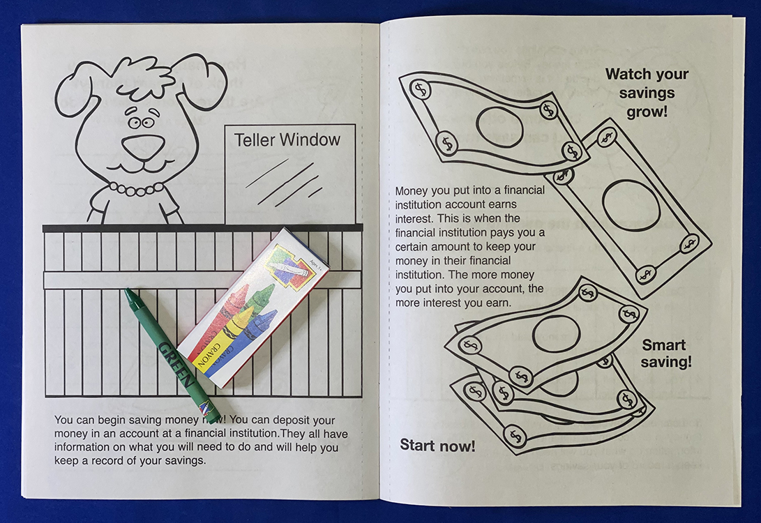 Picture of Be Smart, Save Money Coloring Book Fun Pack