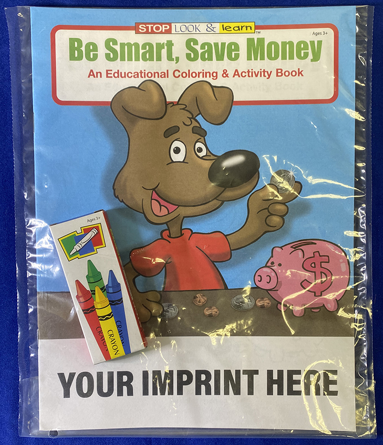 Picture of Be Smart, Save Money Coloring Book Fun Pack