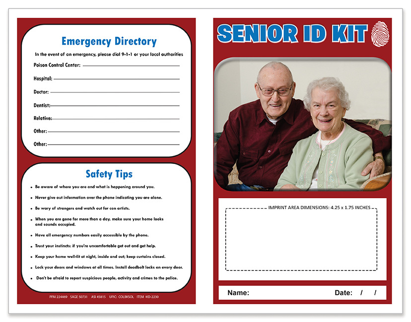 Picture of Senior ID Safety Kit