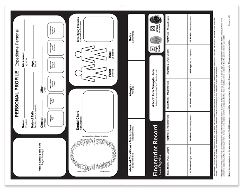 Picture of Senior ID Safety Kit