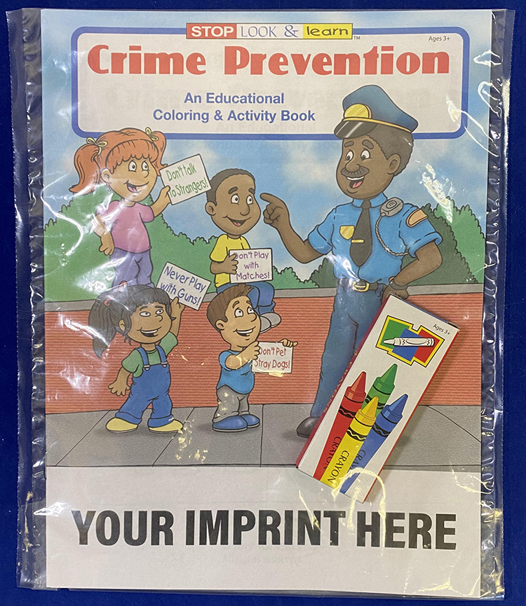 Picture of Crime Prevention Coloring Book Fun Pack