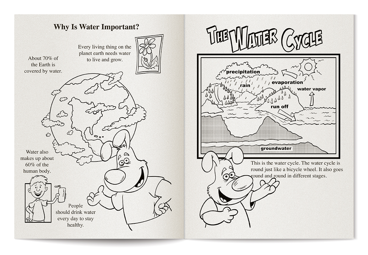 Picture of Learn About Water Conservation Coloring Book