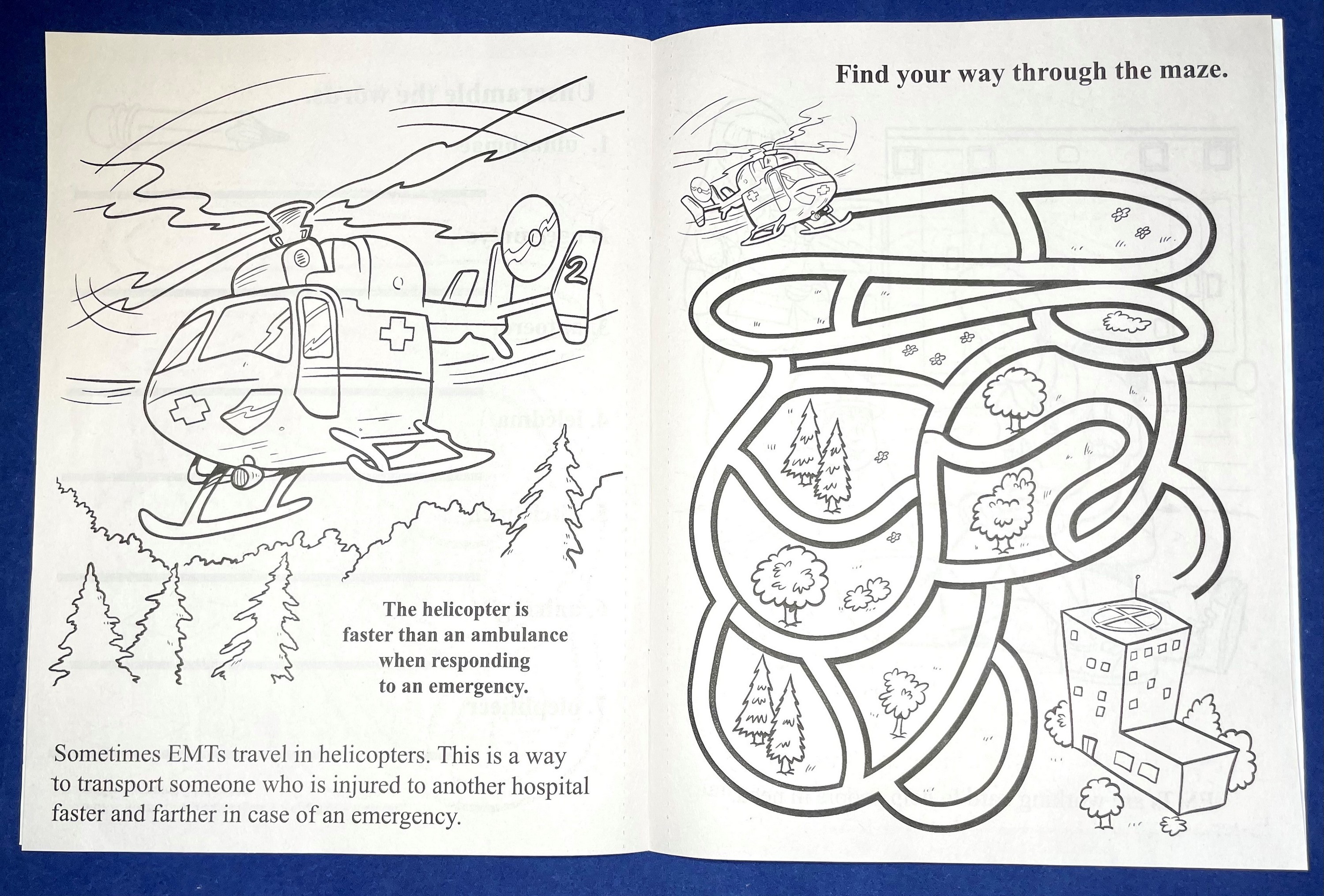 Picture of EMTs Help Save Lives Coloring Books