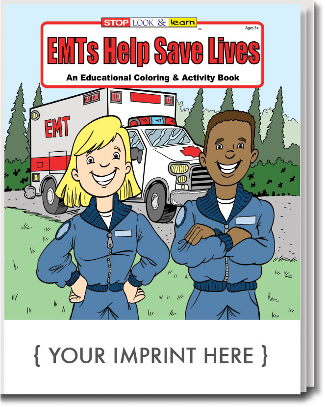 Picture of EMTs Help Save Lives Coloring Books