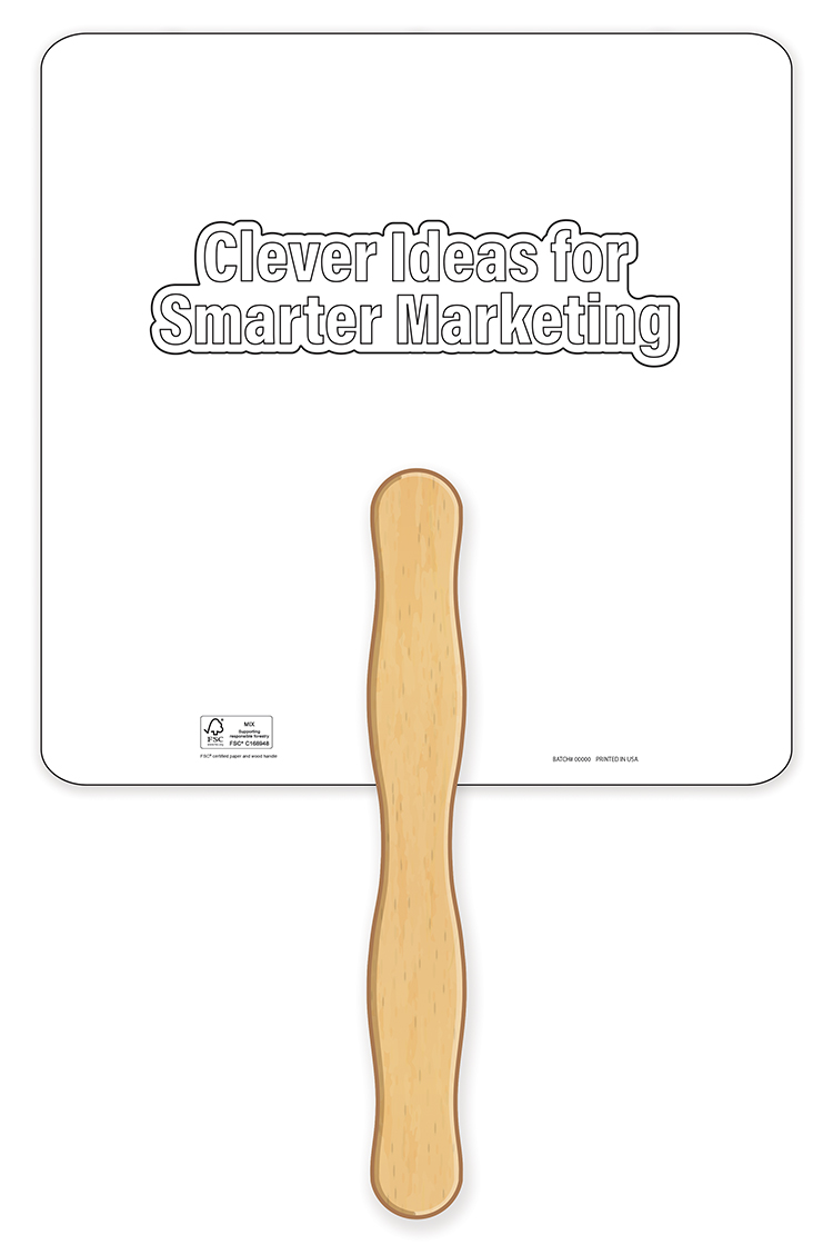 Picture of Square Custom Hand Fan