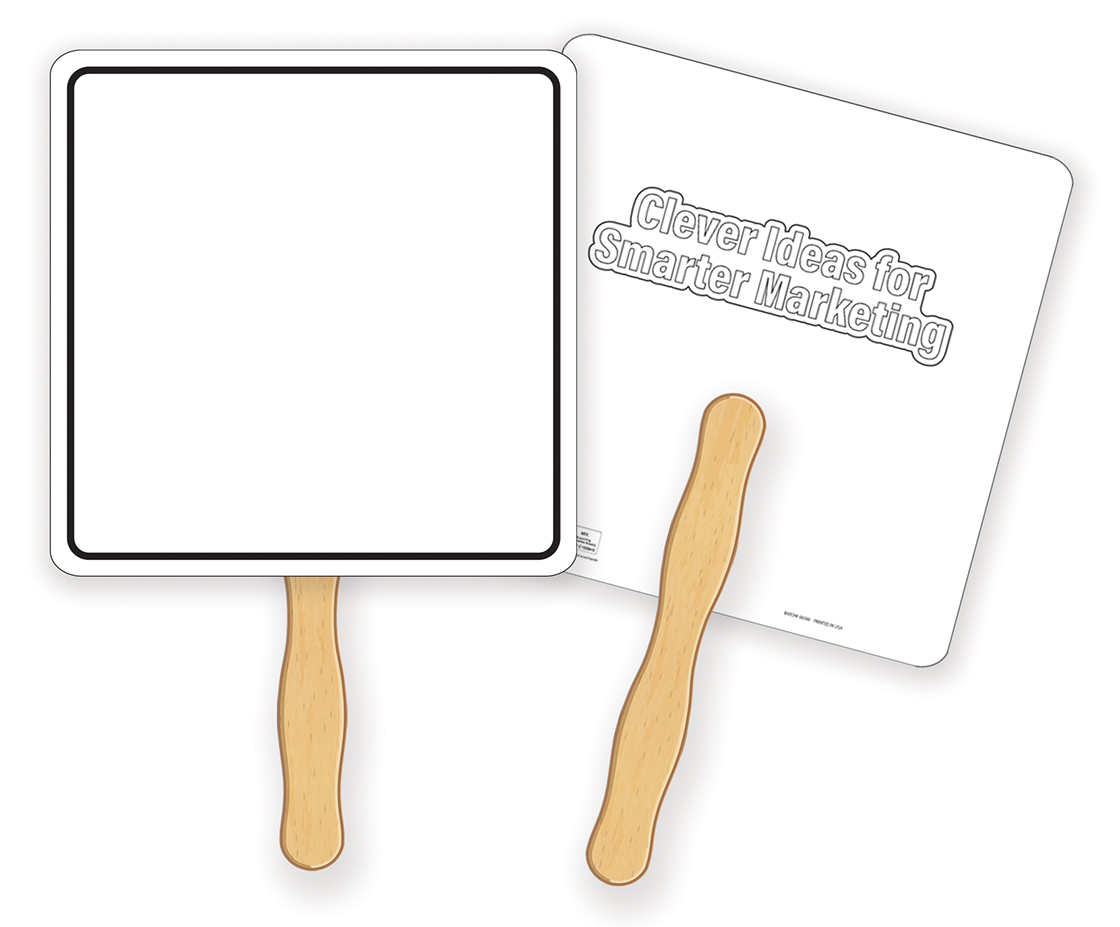 Picture of Square Custom Hand Fan