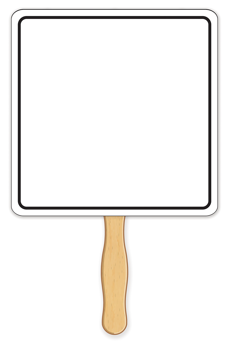 Picture of Square Custom Hand Fan