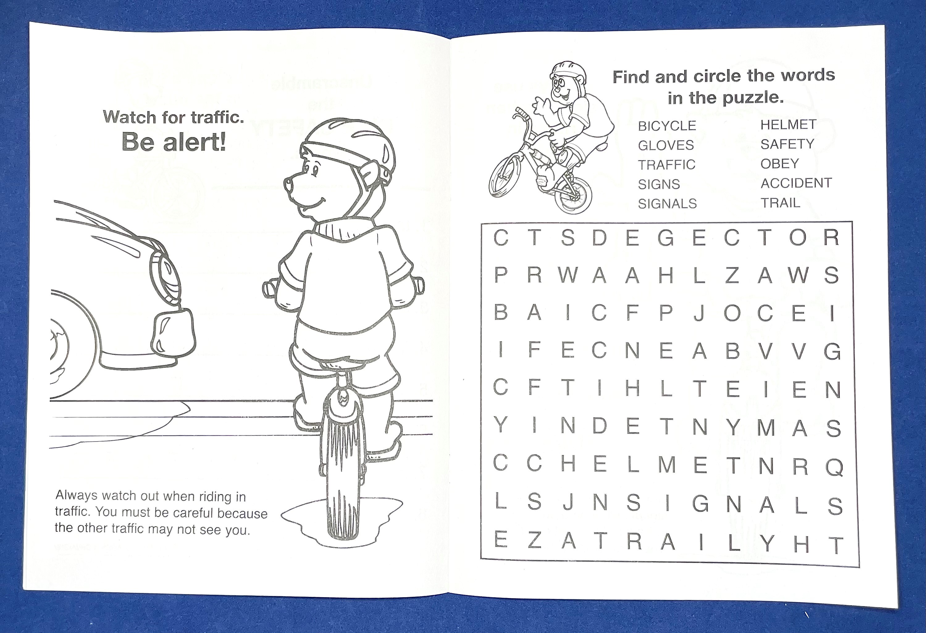 Picture of Practice Bike Safety Coloring Book
