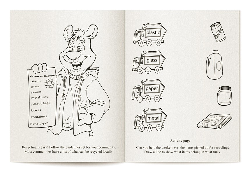 Picture of Recycling Coloring Book Fun Pack Set