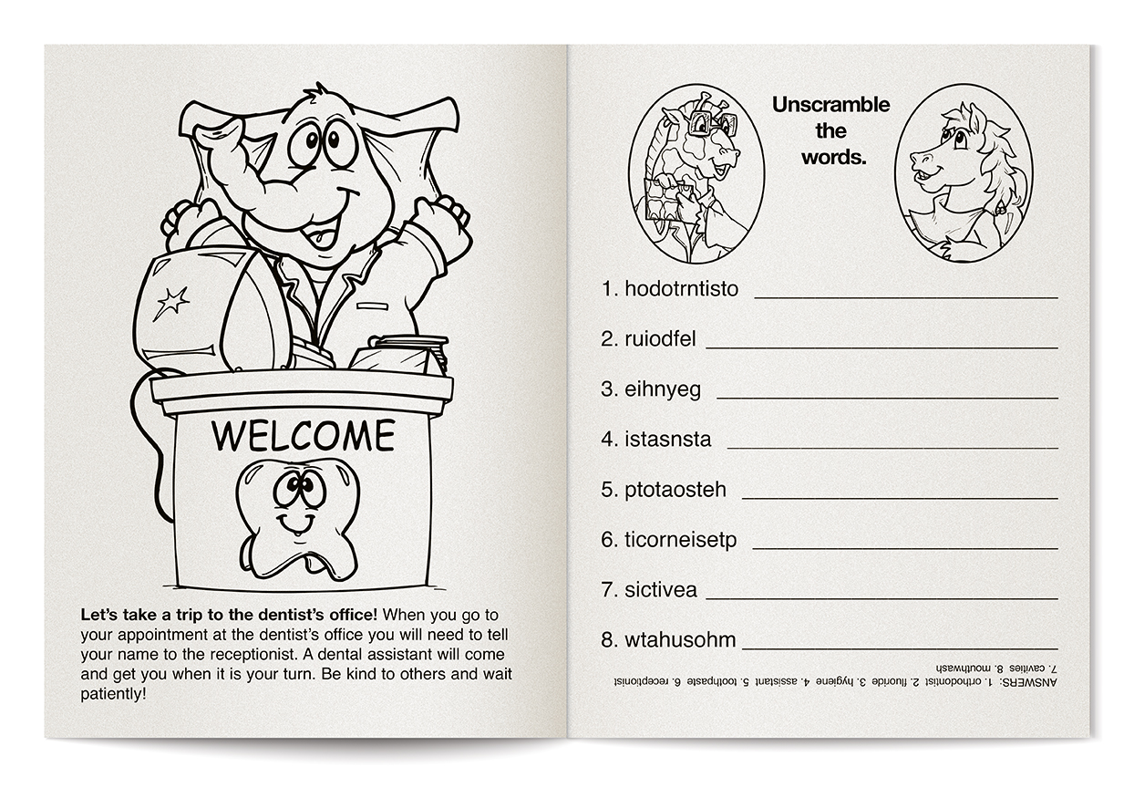 Picture of A Trip to the Dentist Coloring Book